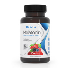 MELATONIN 10mg (Fast Dissolve) (Mixed Berry) 60 Vegetarian Tablets